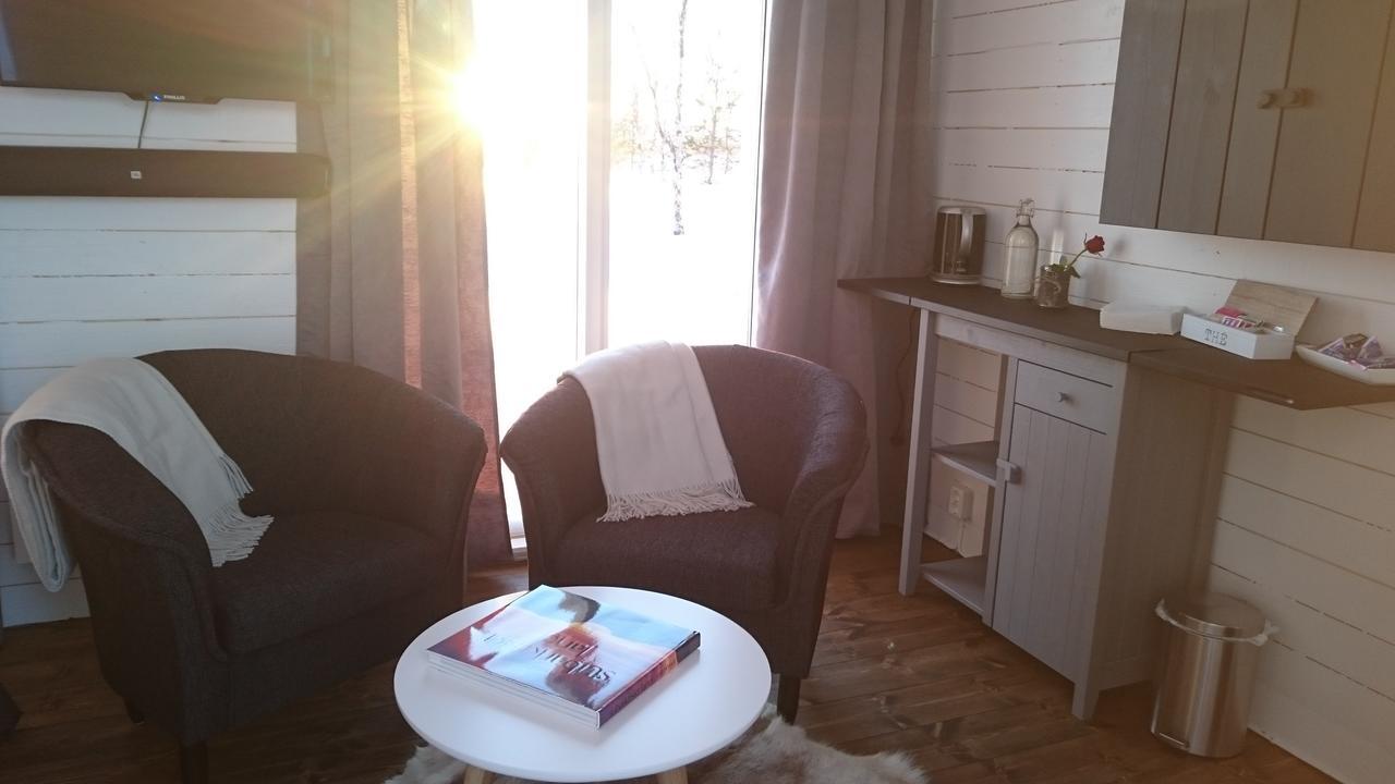 Arctic Gourmet Cabin Kiruna Chambre photo
